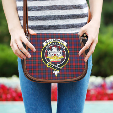 MacLachlan (McLachlan) Tartan Saddle Bag with Family Crest