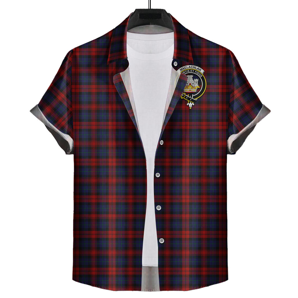 maclachlan-tartan-short-sleeve-button-down-shirt-with-family-crest