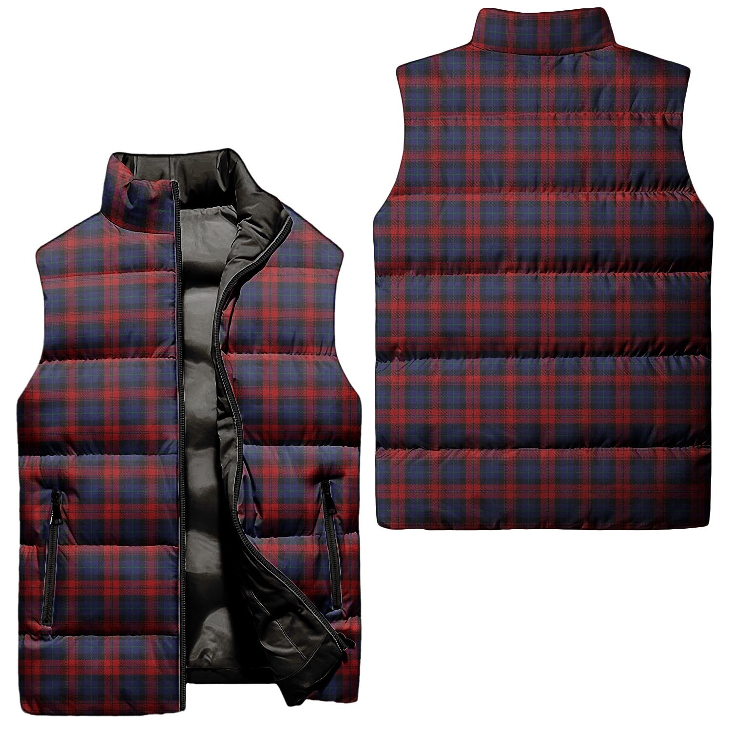 MacLachlan Tartan Sleeveless Puffer Jacket Unisex - Tartanvibesclothing