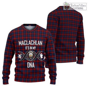 MacLachlan (McLachlan) Tartan Ugly Sweater with Family Crest DNA In Me Style