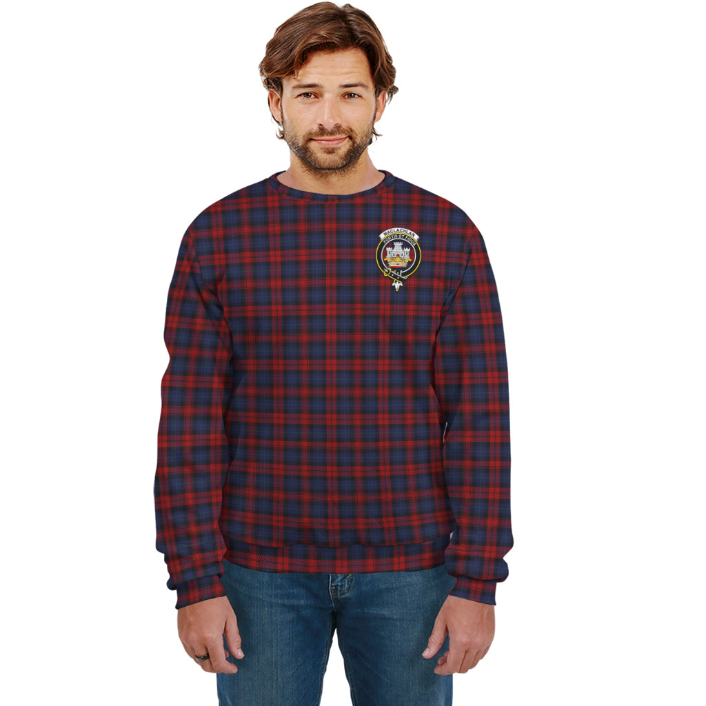 MacLachlan (McLachlan) Tartan Sweatshirt with Family Crest Unisex - Tartan Vibes Clothing