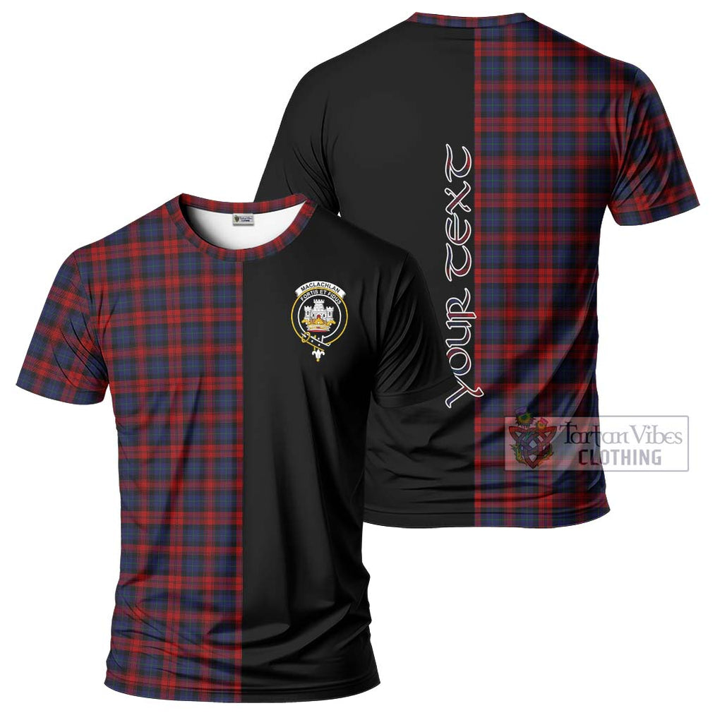 MacLachlan (McLachlan) Tartan T-Shirt with Family Crest and Half Of Me Style Kid's Shirt - Tartanvibesclothing Shop