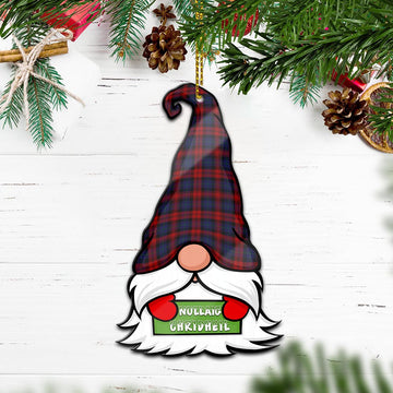 MacLachlan (McLachlan) Gnome Christmas Ornament with His Tartan Christmas Hat