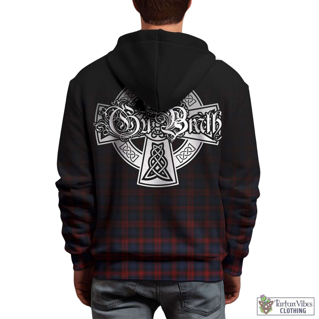 Tartan Vibes Clothing MacLachlan Tartan Hoodie Featuring Alba Gu Brath Family Crest Celtic Inspired