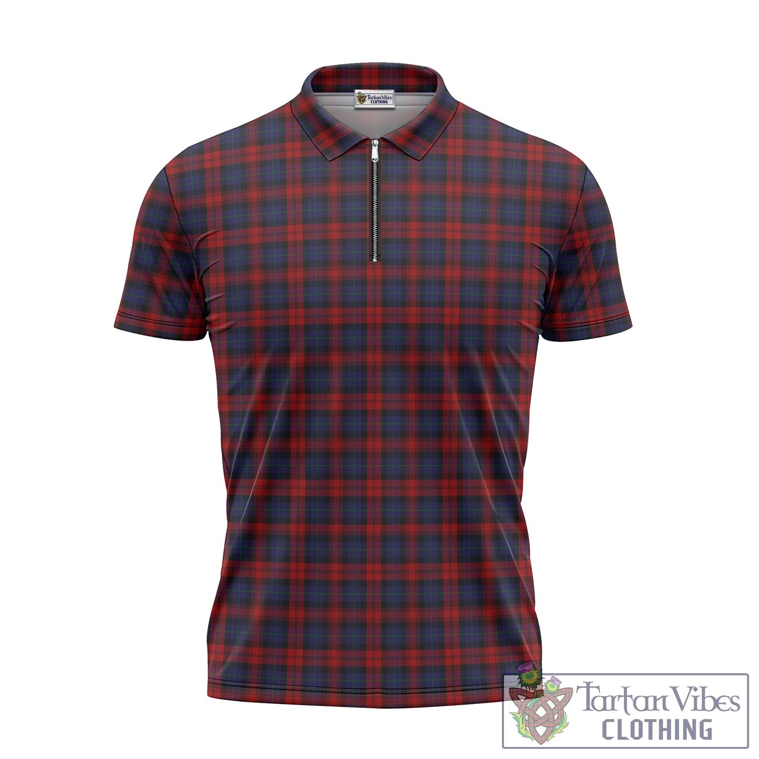 Tartan Vibes Clothing MacLachlan Tartan Zipper Polo Shirt