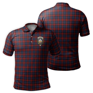 MacLachlan (McLachlan) Tartan Men's Polo Shirt with Family Crest