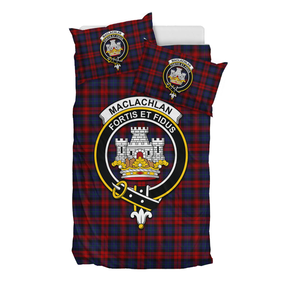 MacLachlan (McLachlan) Tartan Bedding Set with Family Crest - Tartan Vibes Clothing