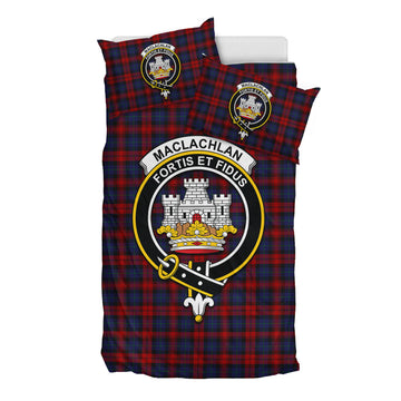 MacLachlan (McLachlan) Tartan Bedding Set with Family Crest