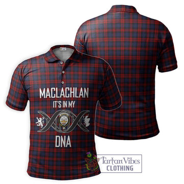 MacLachlan (McLachlan) Tartan Polo Shirt with Family Crest DNA In Me Style