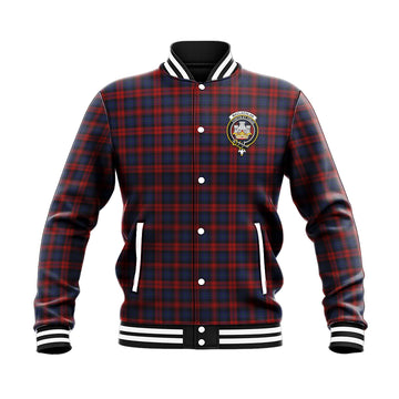 MacLachlan (McLachlan) Tartan Baseball Jacket with Family Crest