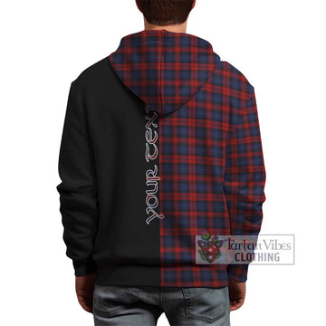 MacLachlan (McLachlan) Tartan Hoodie with Family Crest and Half Of Me Style