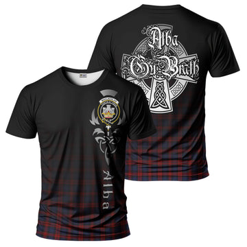 MacLachlan (McLachlan) Tartan T-Shirt Featuring Alba Gu Brath Family Crest Celtic Inspired