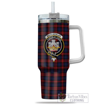 MacLachlan (McLachlan) Tartan Tumbler with Handle with Family Crest - Tartan Vibes Clothing