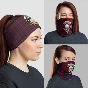 MacLachlan (McLachlan) Tartan Neck Gaiters, Tartan Bandanas, Tartan Head Band with Family Crest