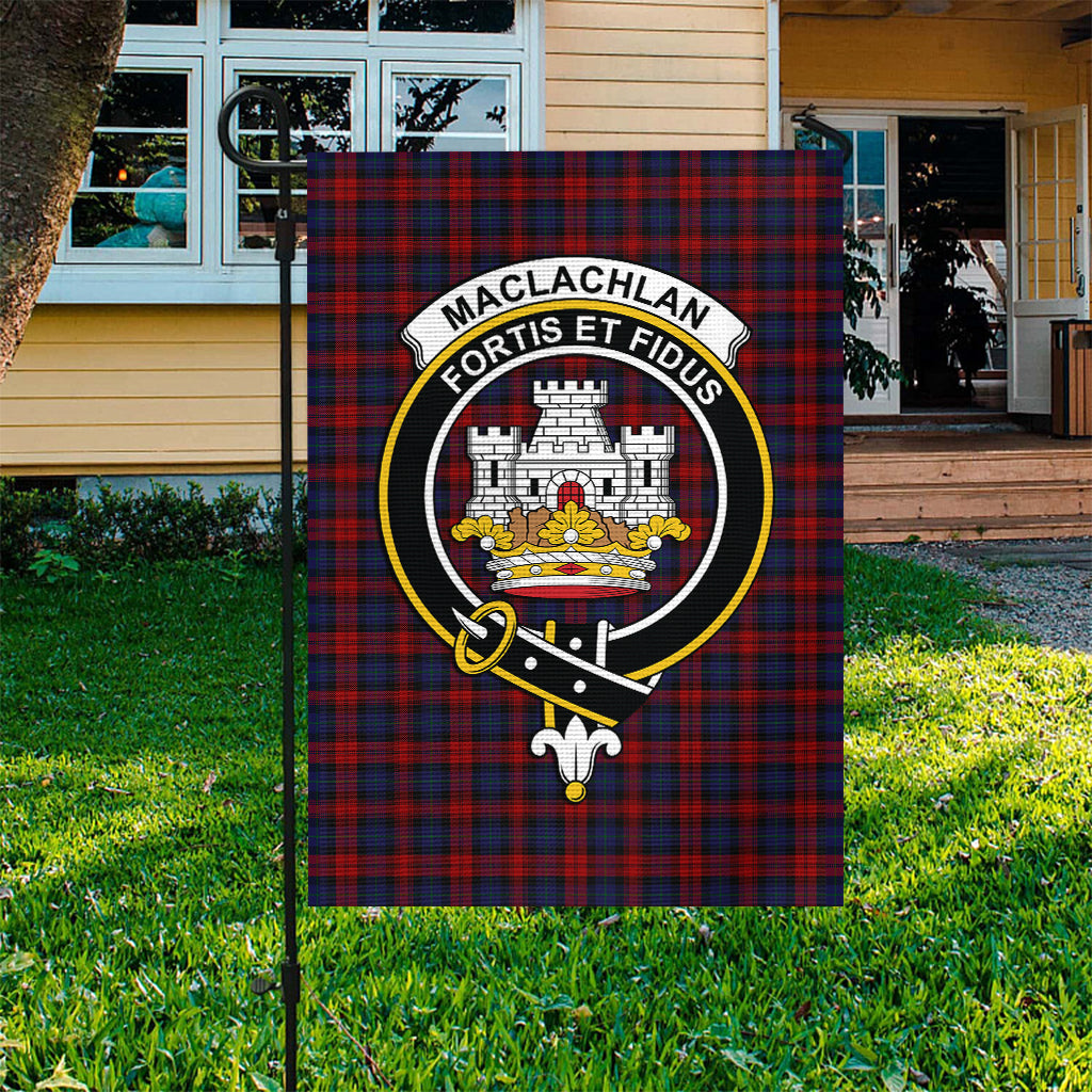 MacLachlan (McLachlan) Tartan Flag with Family Crest - Tartan Vibes Clothing