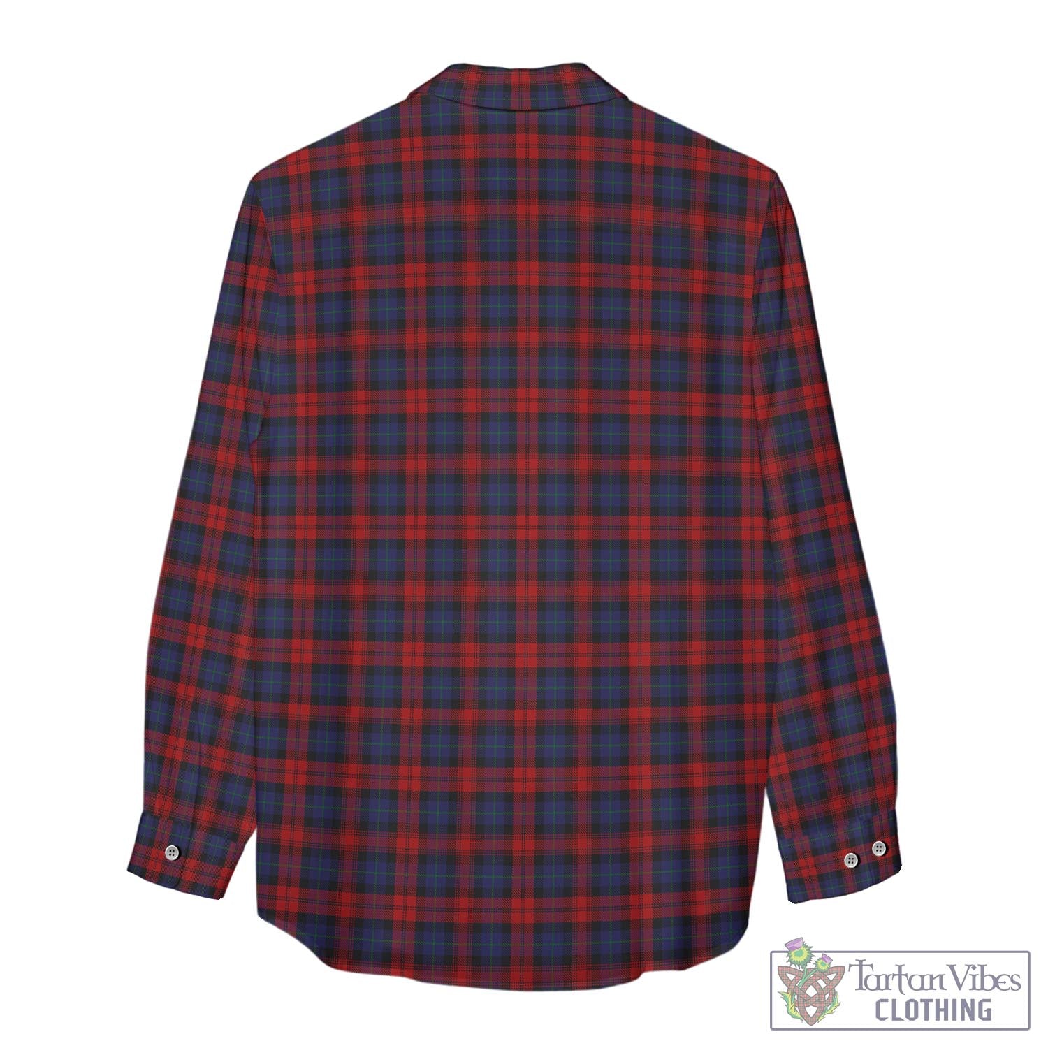 Tartan Vibes Clothing MacLachlan Tartan Womens Casual Shirt with Family Crest