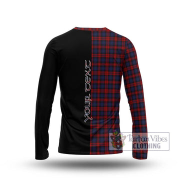 MacLachlan (McLachlan) Tartan Long Sleeve T-Shirt with Family Crest and Half Of Me Style