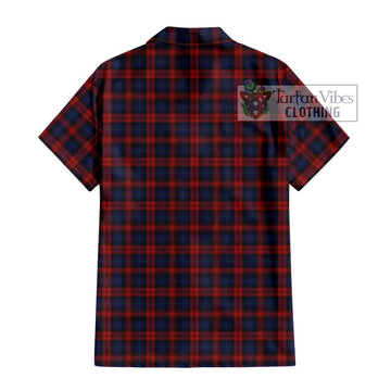 MacLachlan (McLachlan) Tartan Short Sleeve Button Shirt with Family Crest DNA In Me Style