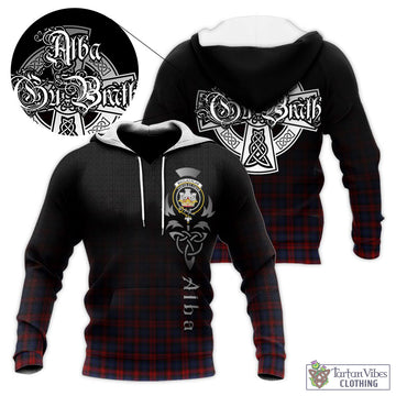 MacLachlan (McLachlan) Tartan Knitted Hoodie Featuring Alba Gu Brath Family Crest Celtic Inspired