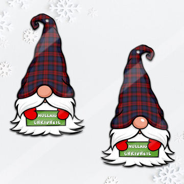 MacLachlan (McLachlan) Gnome Christmas Ornament with His Tartan Christmas Hat