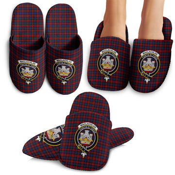 MacLachlan (McLachlan) Tartan Home Slippers with Family Crest