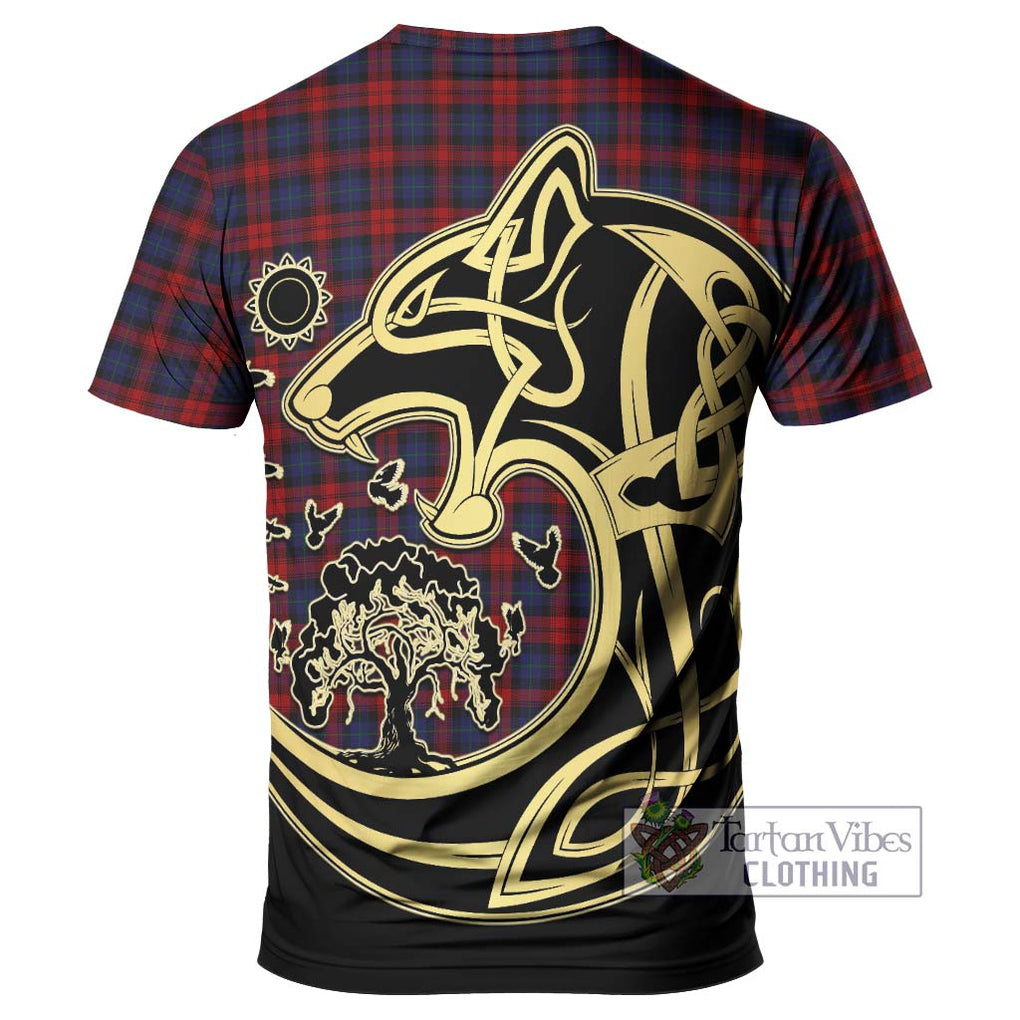 MacLachlan (McLachlan) Tartan T-Shirt with Family Crest Celtic Wolf Style - Tartan Vibes Clothing