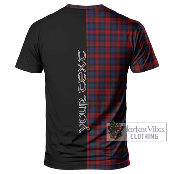 MacLachlan (McLachlan) Tartan T-Shirt with Family Crest and Half Of Me Style