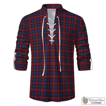 MacLachlan (McLachlan) Tartan Men's Scottish Traditional Jacobite Ghillie Kilt Shirt