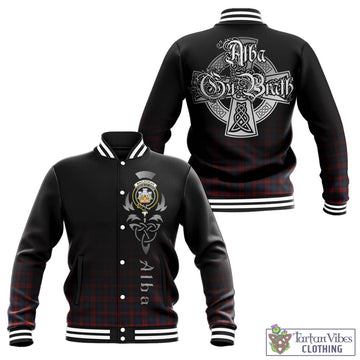 MacLachlan (McLachlan) Tartan Baseball Jacket Featuring Alba Gu Brath Family Crest Celtic Inspired