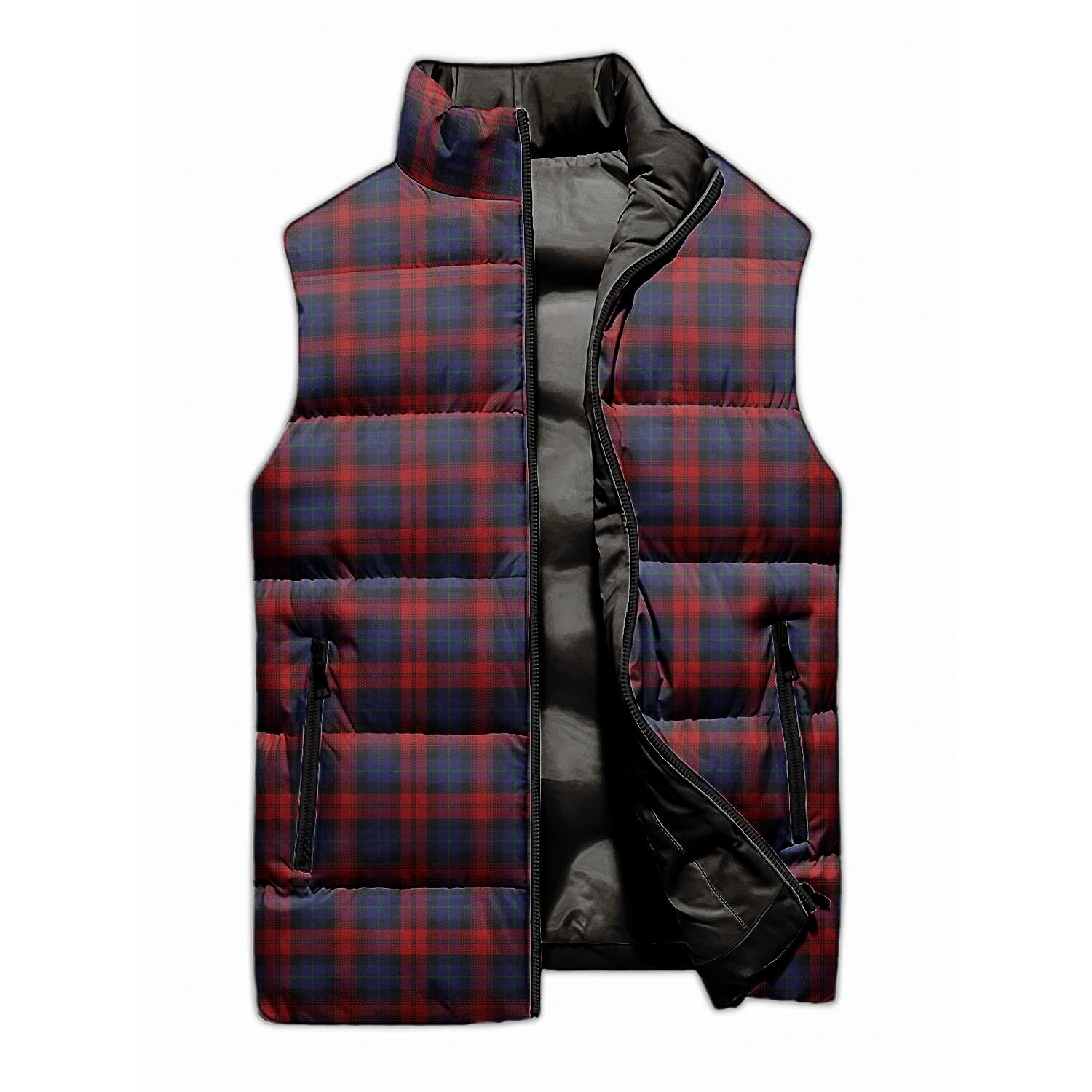 MacLachlan Tartan Sleeveless Puffer Jacket - Tartanvibesclothing