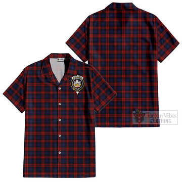 MacLachlan (McLachlan) Tartan Cotton Hawaiian Shirt with Family Crest