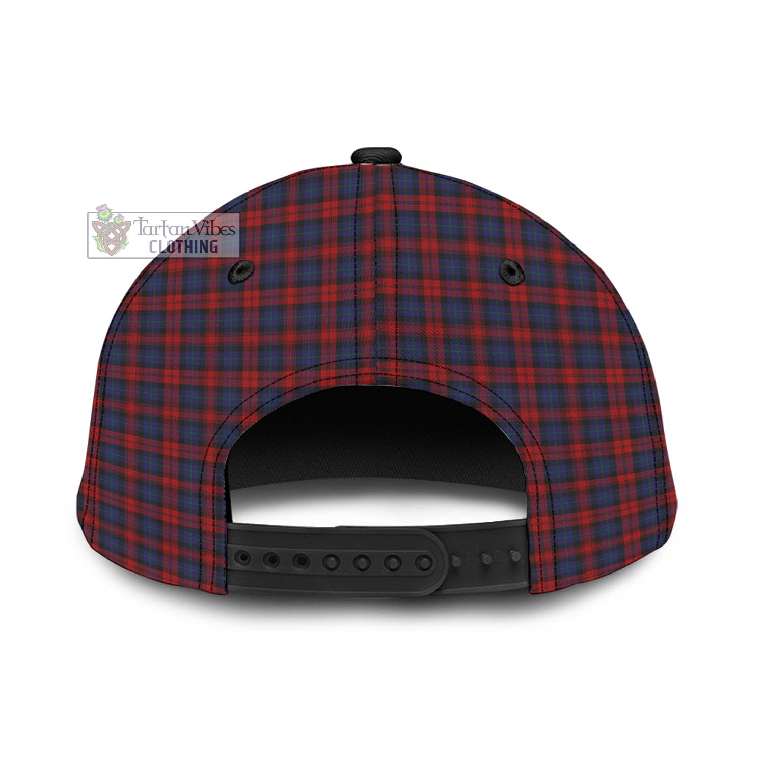 Tartan Vibes Clothing MacLachlan Tartan Classic Cap with Family Crest In Me Style