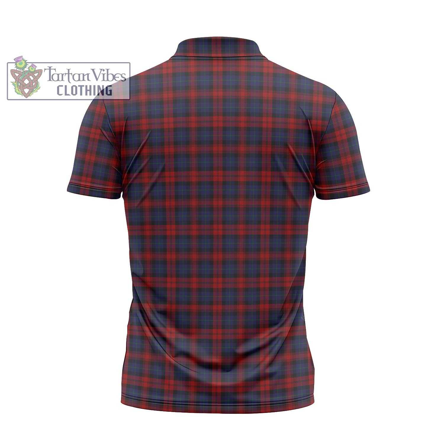 Tartan Vibes Clothing MacLachlan Tartan Zipper Polo Shirt with Family Crest