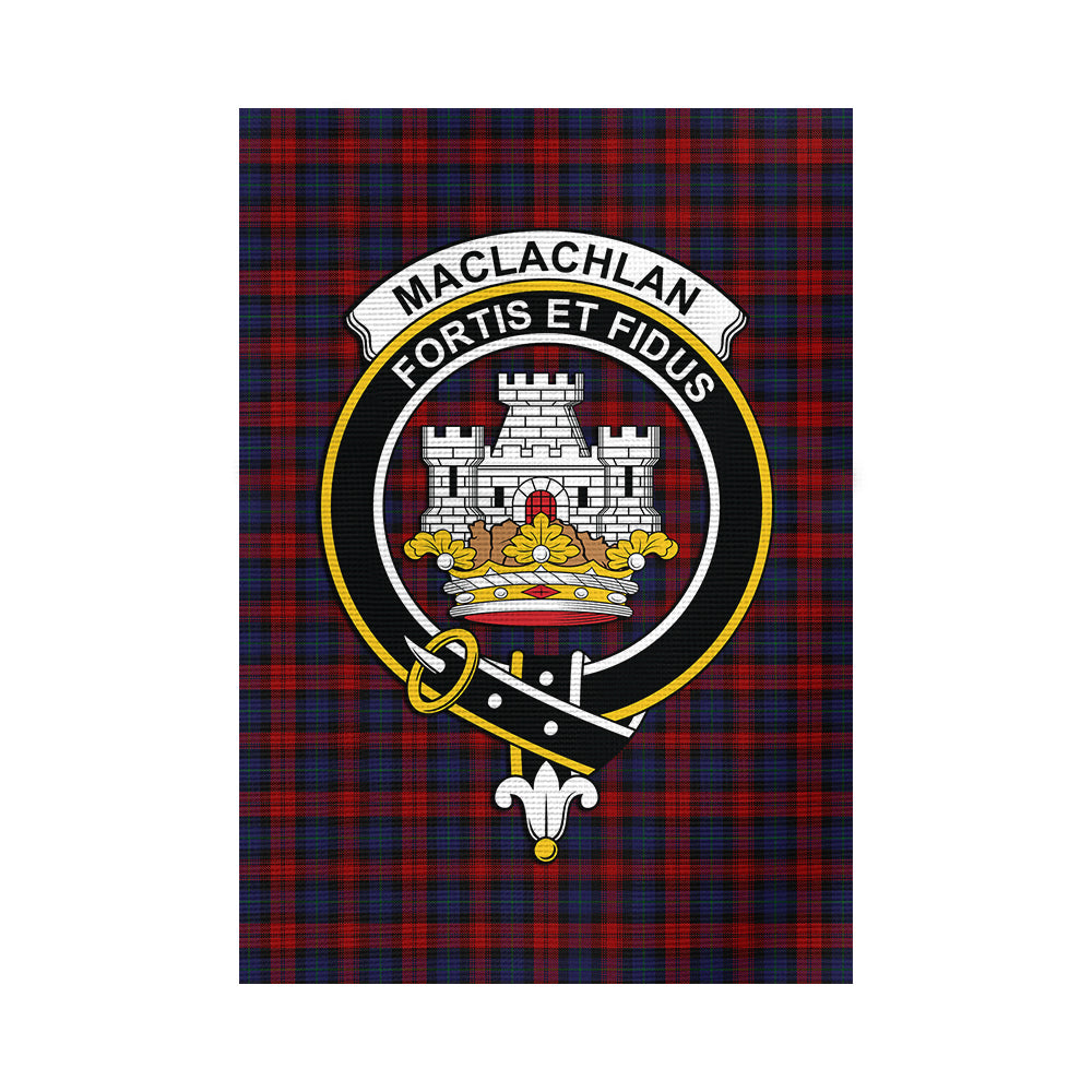 MacLachlan (McLachlan) Tartan Flag with Family Crest - Tartan Vibes Clothing