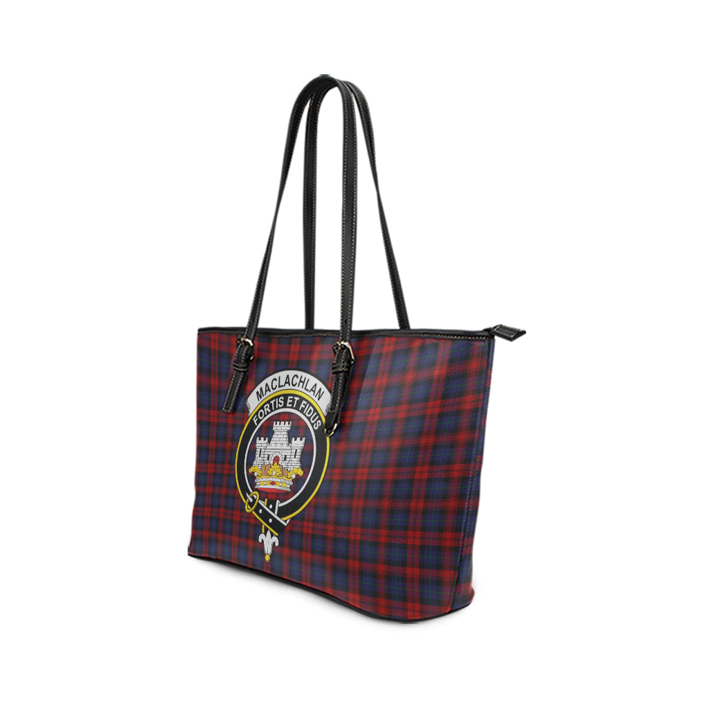 maclachlan-tartan-leather-tote-bag-with-family-crest