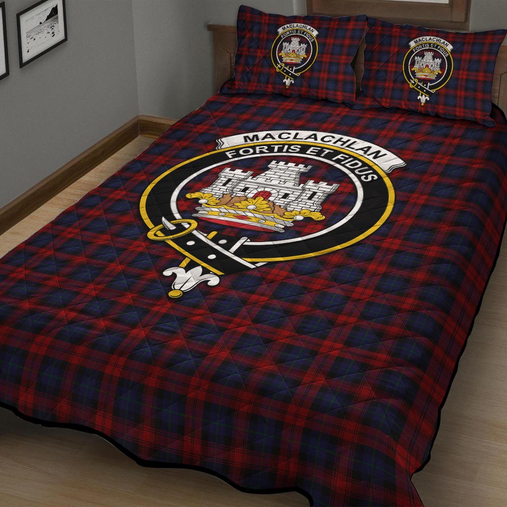 MacLachlan (McLachlan) Tartan Quilt Bed Set with Family Crest - Tartan Vibes Clothing