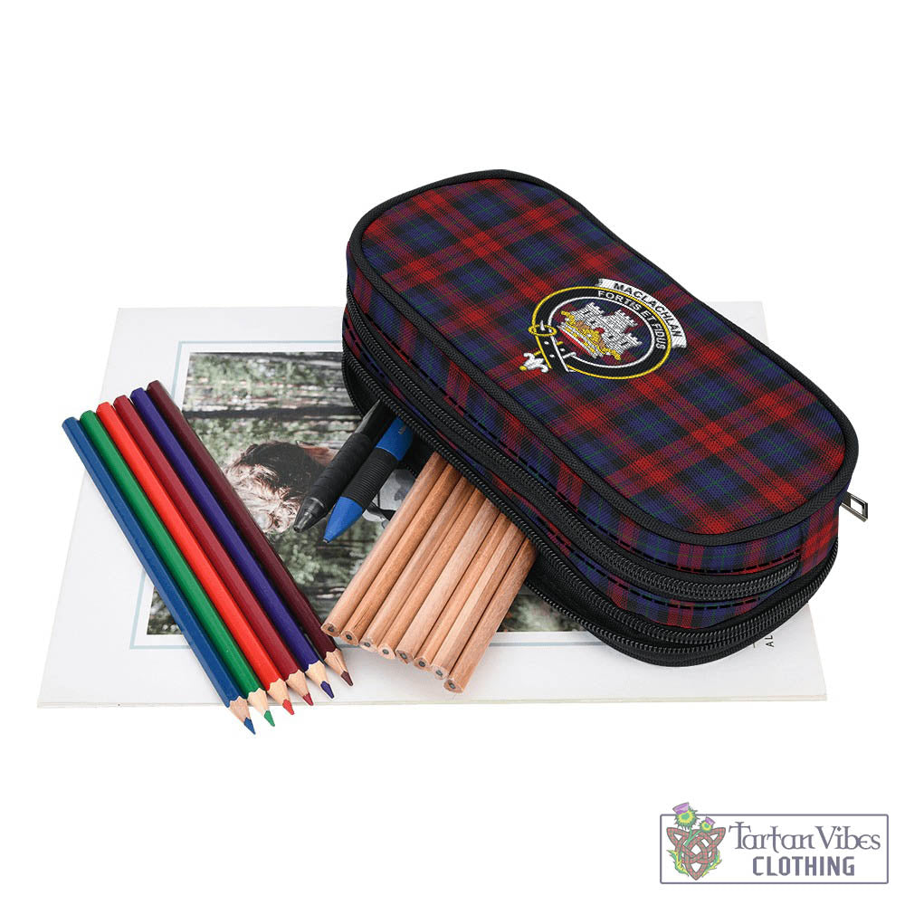 MacLachlan (McLachlan) Tartan Pen and Pencil Case with Family Crest - Tartan Vibes Clothing