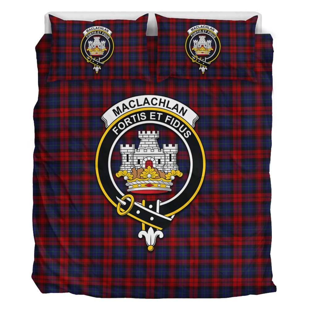 MacLachlan (McLachlan) Tartan Bedding Set with Family Crest - Tartan Vibes Clothing