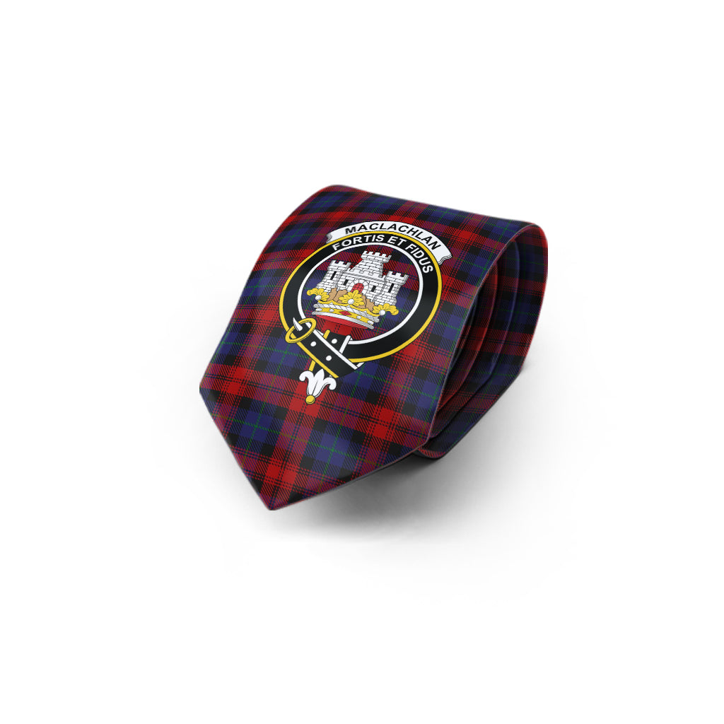 MacLachlan (McLachlan) Tartan Classic Necktie with Family Crest - Tartan Vibes Clothing