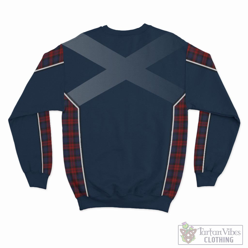 Tartan Vibes Clothing MacLachlan Tartan Sweater with Family Crest and Lion Rampant Vibes Sport Style