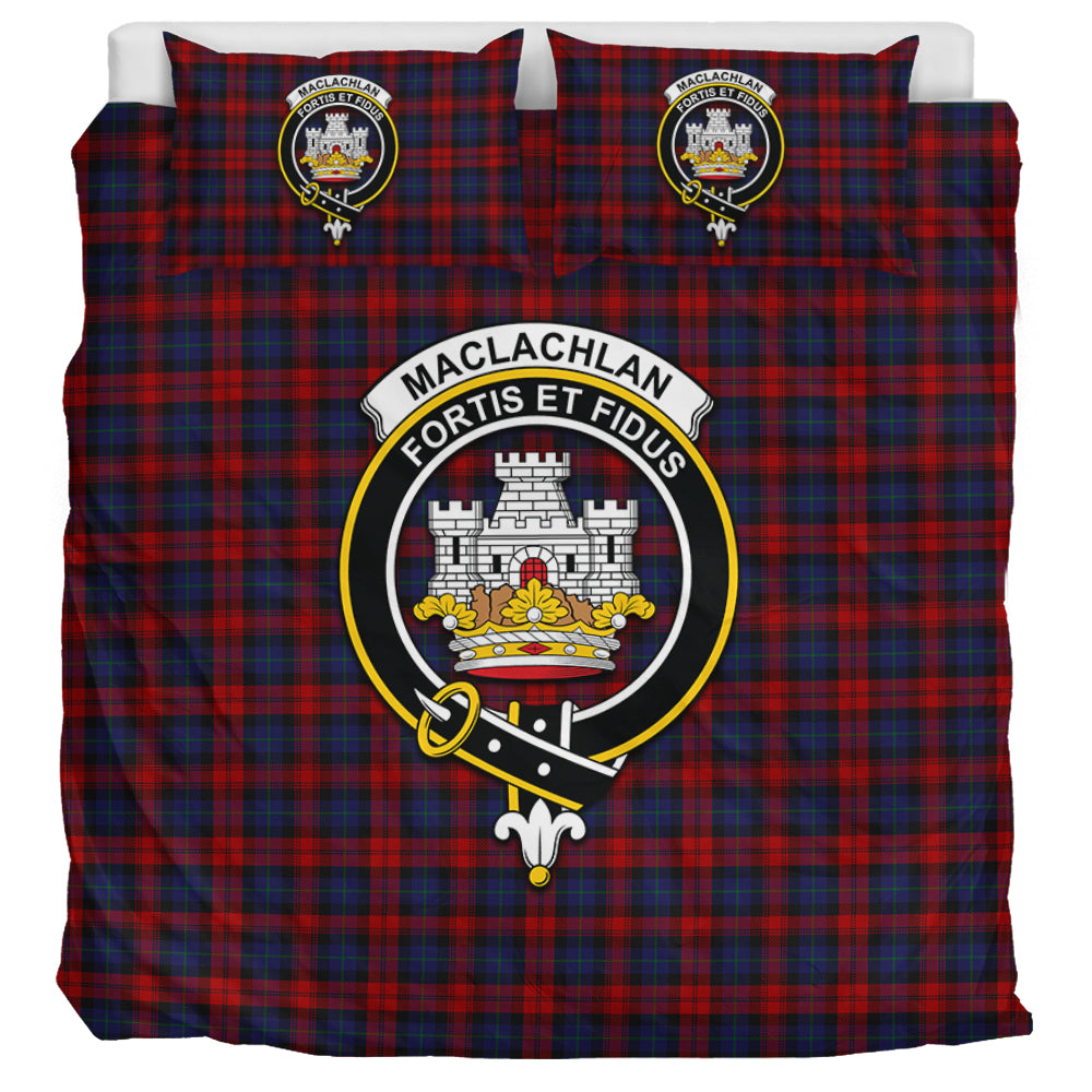 MacLachlan (McLachlan) Tartan Bedding Set with Family Crest UK Bedding Set UK Super King 104*94 inch - Tartan Vibes Clothing