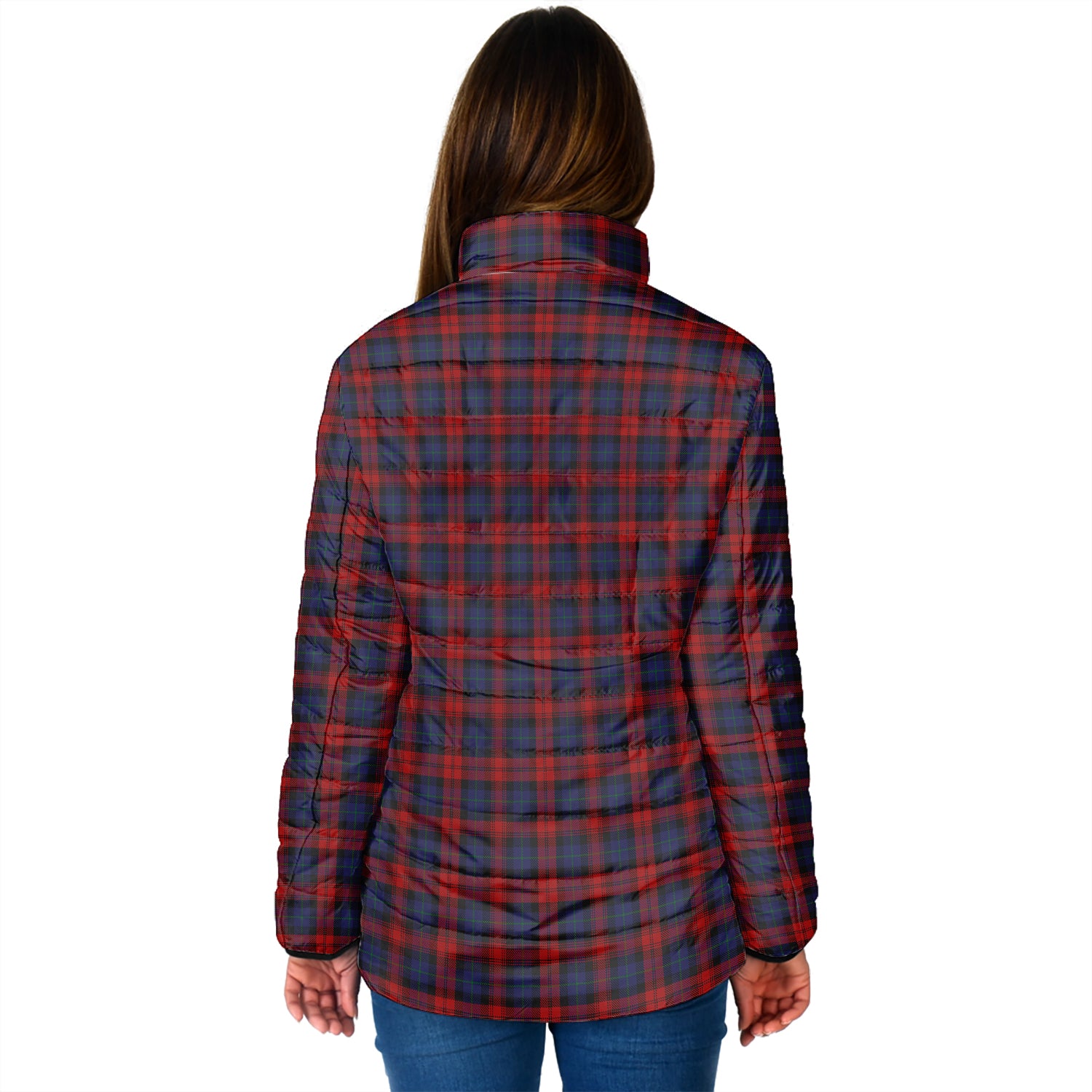 MacLachlan (McLachlan) Tartan Padded Jacket with Family Crest - Tartan Vibes Clothing