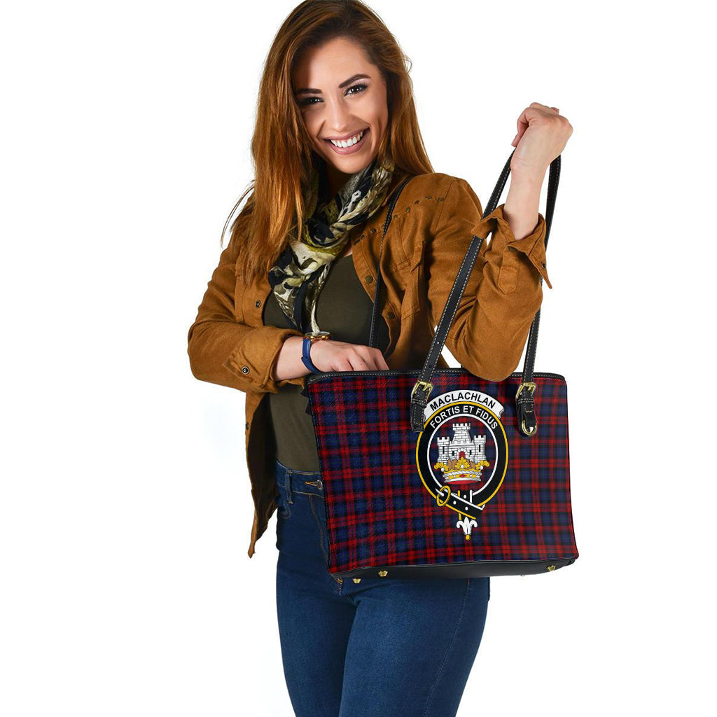 maclachlan-tartan-leather-tote-bag-with-family-crest