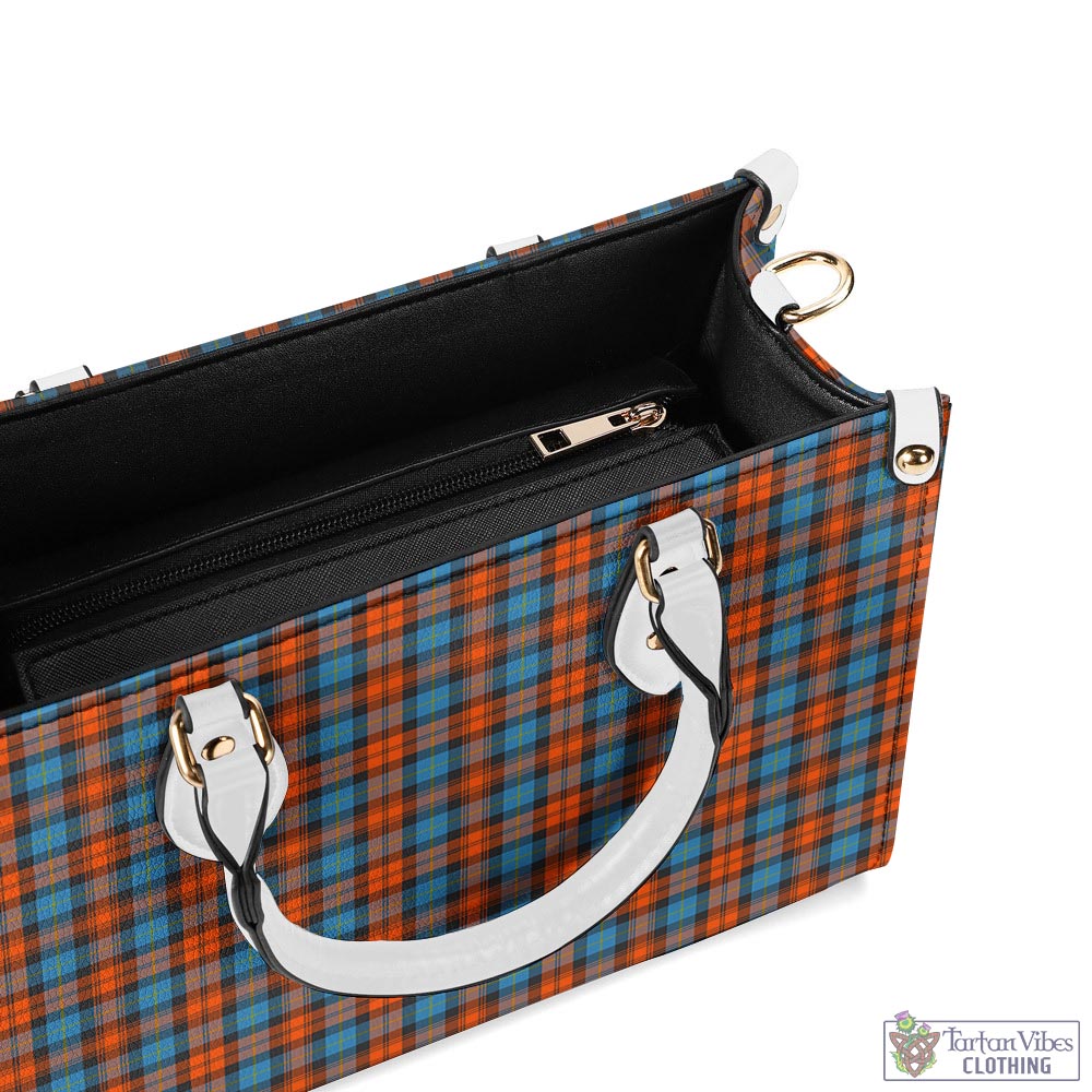 Tartan Vibes Clothing MacLachlan Ancient Tartan Luxury Leather Handbags