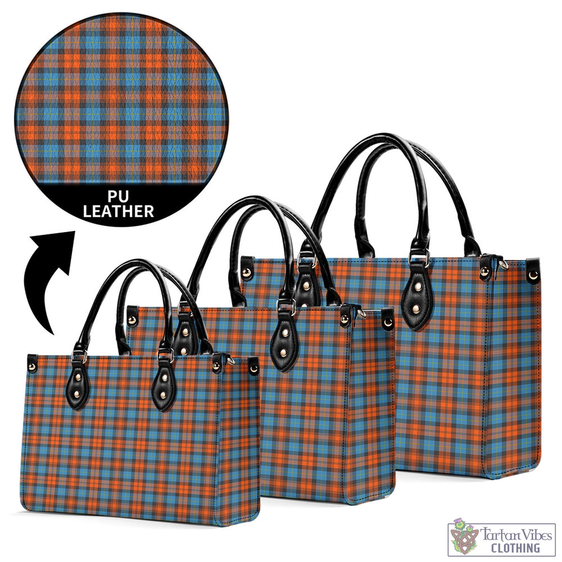 Tartan Vibes Clothing MacLachlan Ancient Tartan Luxury Leather Handbags