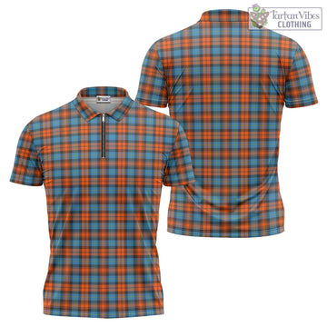 MacLachlan Ancient Tartan Zipper Polo Shirt