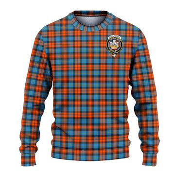 MacLachlan Ancient Tartan Ugly Sweater with Family Crest