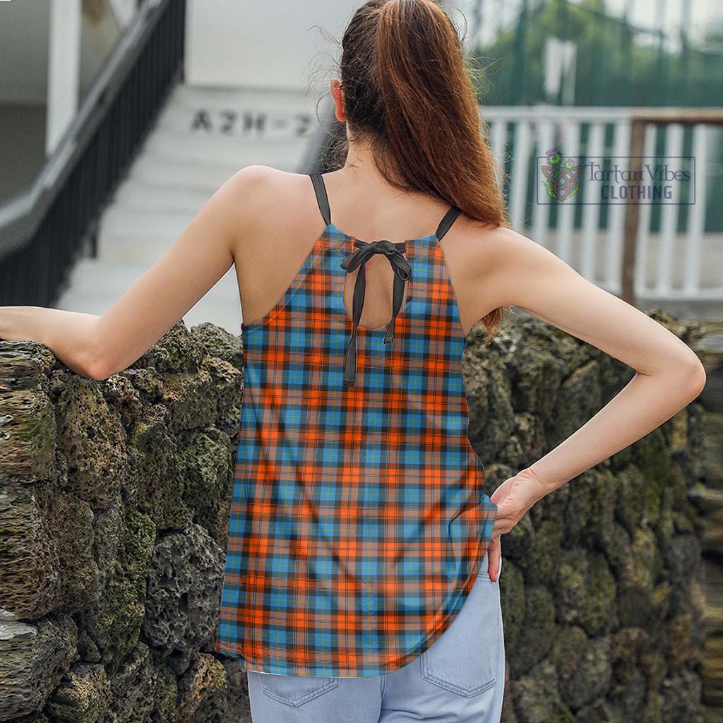 Tartan Vibes Clothing MacLachlan Ancient Tartan Loose Halter Neck Camisole