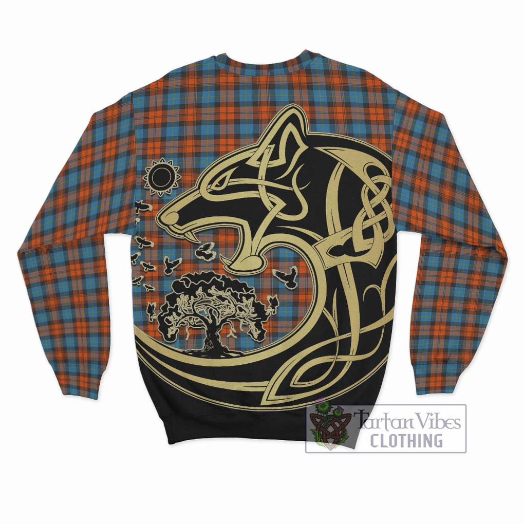 MacLachlan Ancient Tartan Sweatshirt with Family Crest Celtic Wolf Style - Tartan Vibes Clothing