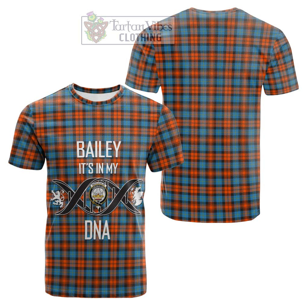 Tartan Vibes Clothing MacLachlan Ancient Tartan Cotton T-shirt with Family Crest DNA In Me Style